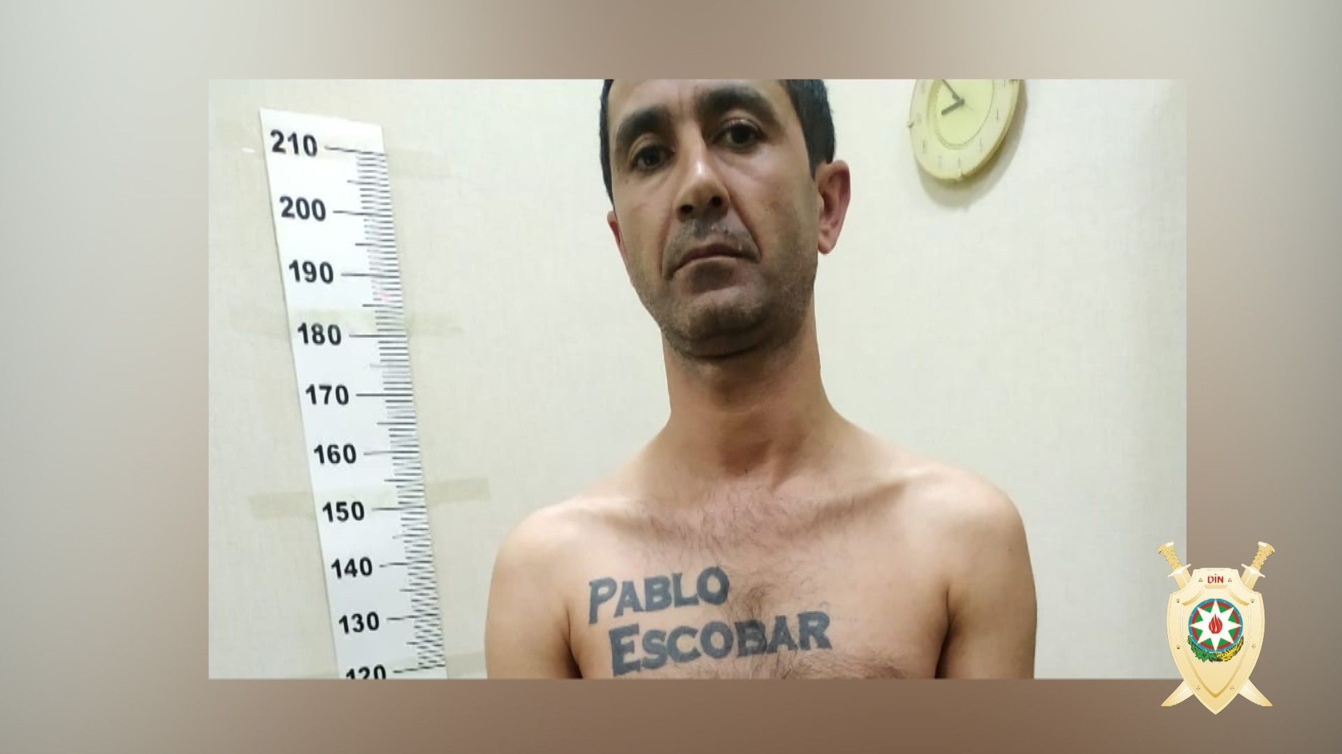 "Pablo Eskobar" Bakıda hakim qarşısına çıxarılır