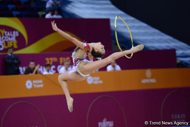 Bakıda bədii gimnastika üzrə dünya çempionatının finalı başlayıb - FOTO