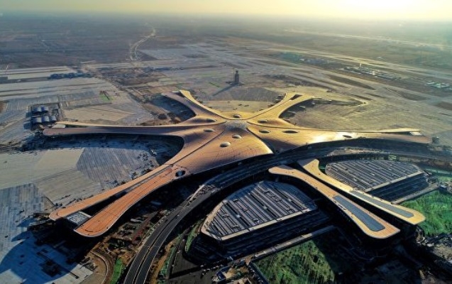 Dünyanın ən böyük hava limanı istifadəyə verilir - VİDEO