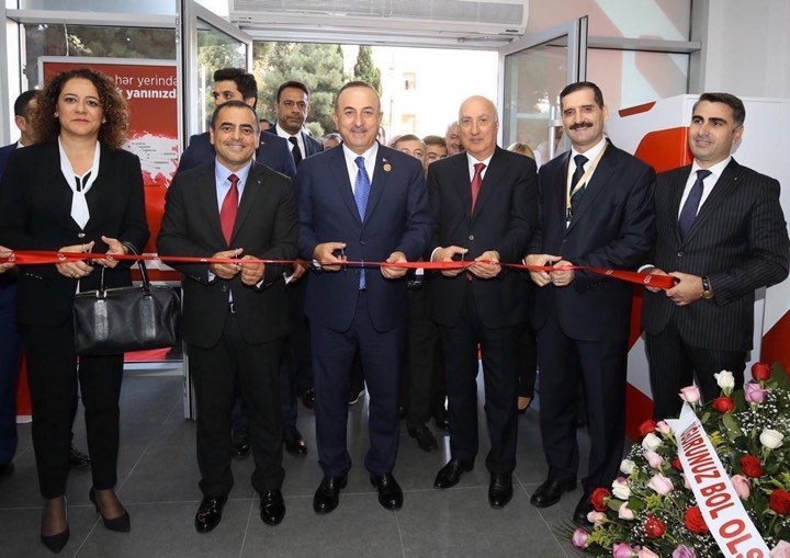 “Ziraat Bank Azərbaycan” ASC-nin 4-cü filialını Türkiyənin Xarici İşlər Naziri Mevlüt Çavuşoğlu Sumqayıtda açdı!