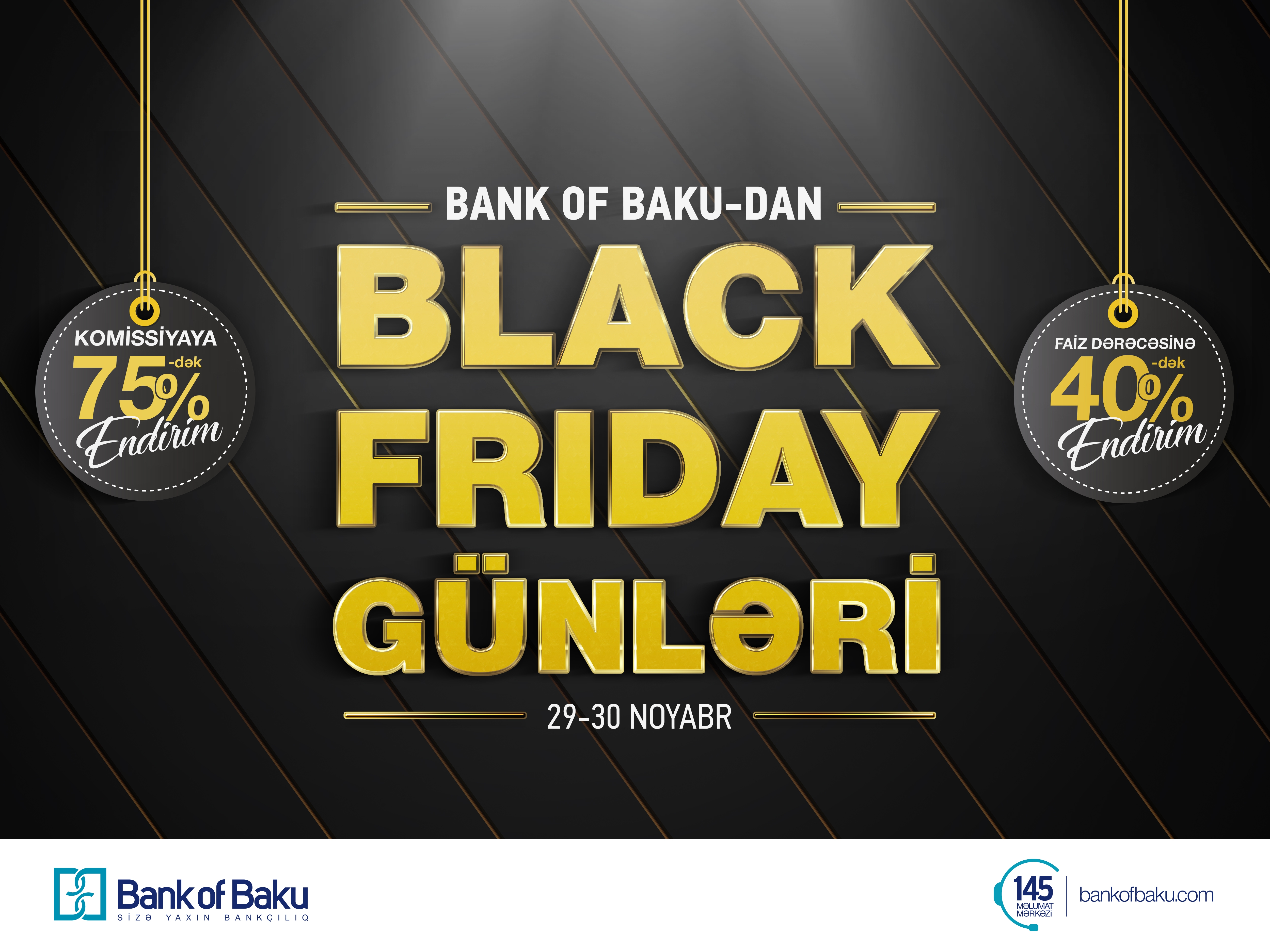 Bank of Baku-da BLACK FRIDAY günləri!
