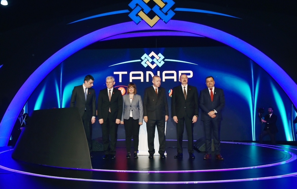 TANAP Avropaya bağlandı - VİDEO/FOTO