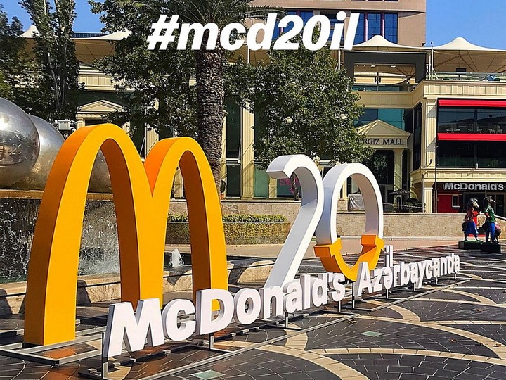 McDonald’s 20 il Azərbaycanda
