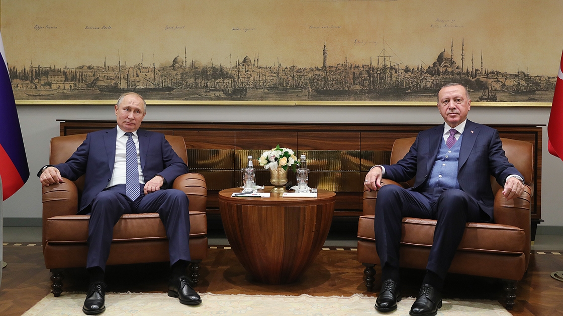 Ərdoğanla Putinin görüşü başladı - FOTO