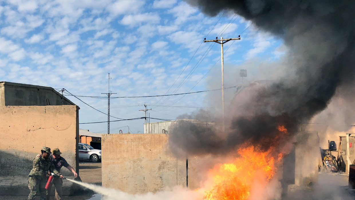 ABŞ-ın İraqdakı bazasına raket atıldı: 3 hərbçi öldü - VİDEO