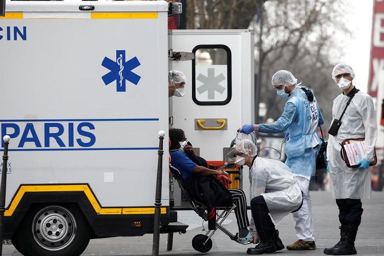 Fransada bir gündə koronavirusdan 800 nəfər ölüb