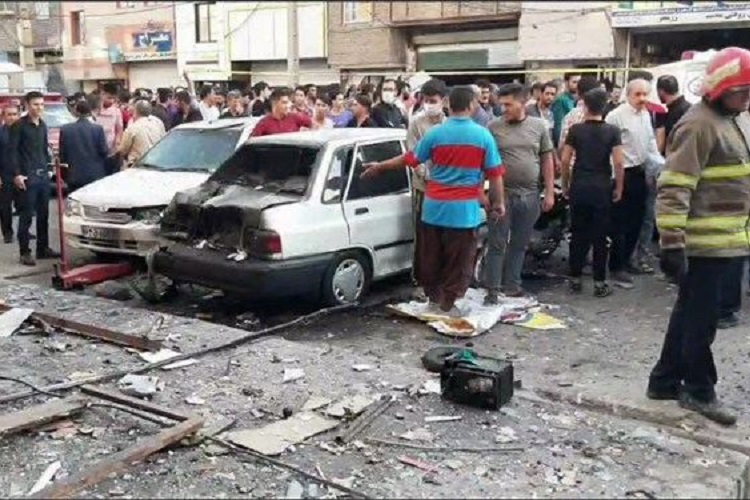 Tehranda güclü partlayış: 1 ölü, 10 yaralı var (FOTO)