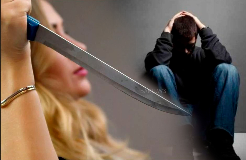 Bakıda 18 yaşlı qız sevgilisini bıçaqladı