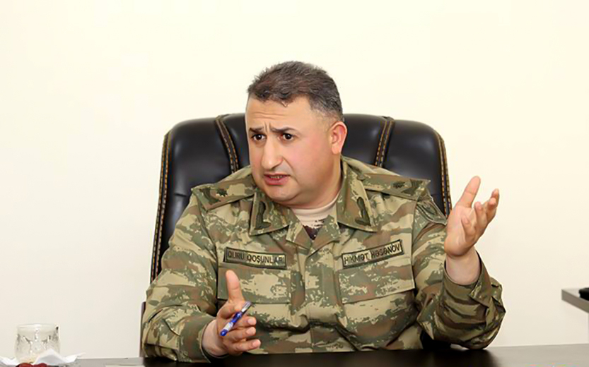 General-mayor Hikmət Həsənov döyüşlərdən danışdı - FOTO