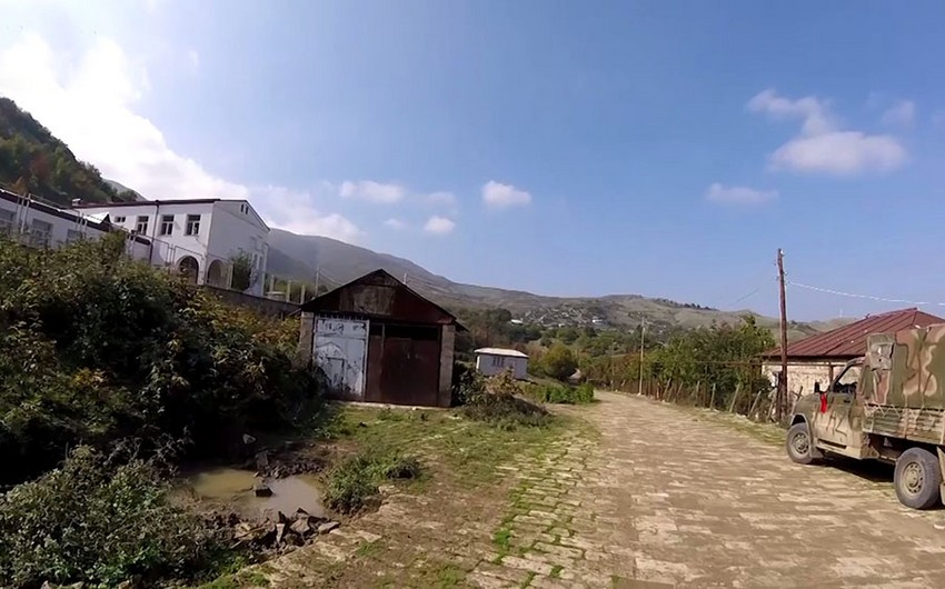 Xocavənd rayonunun işğaldan azad olan kəndlərinin görüntüsü - VİDEO