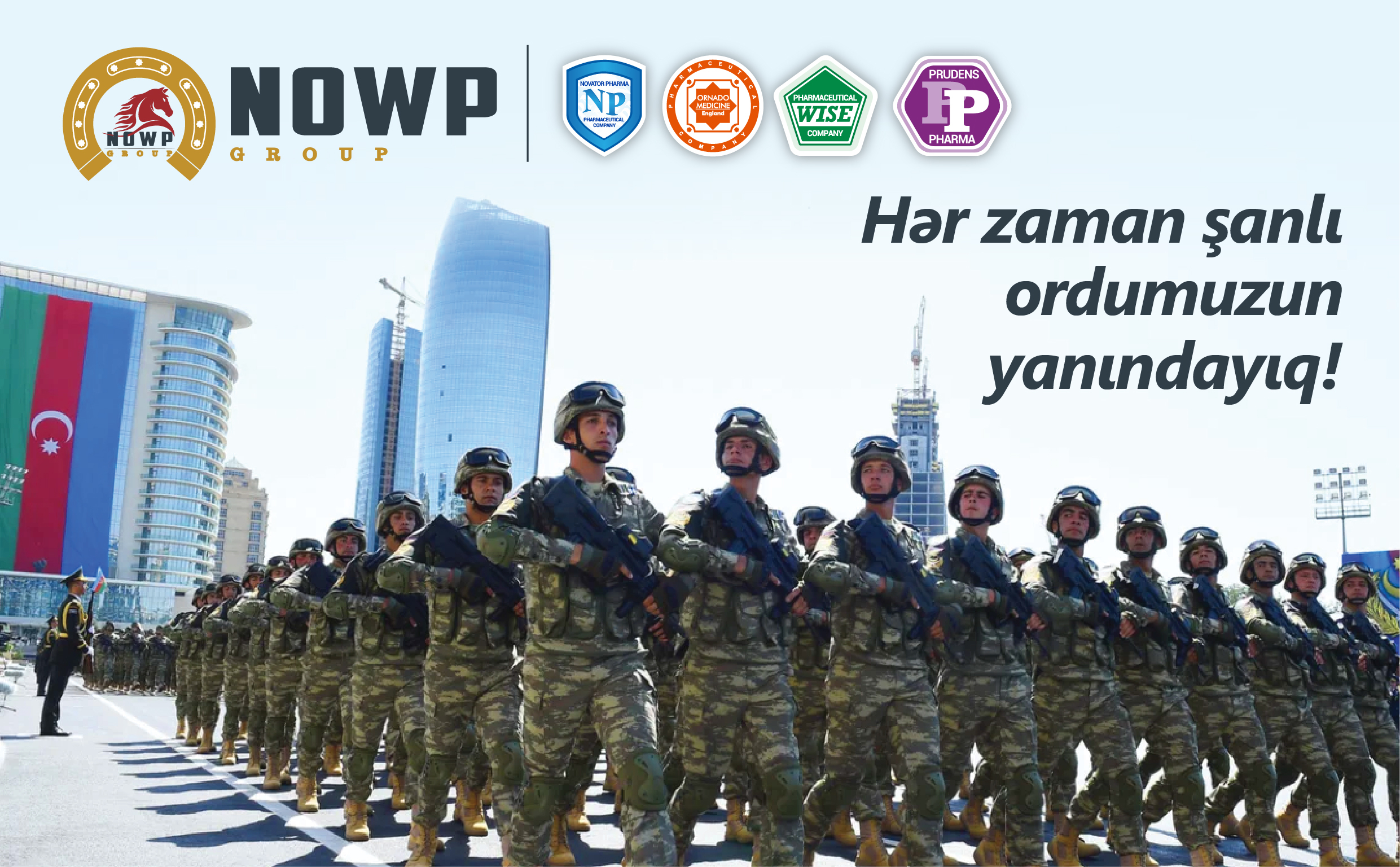“NOWP Group” şirkətlər birliyi Silahlı Qüvvələrə Yardım Fonduna 225 000 AZN ianə etdi