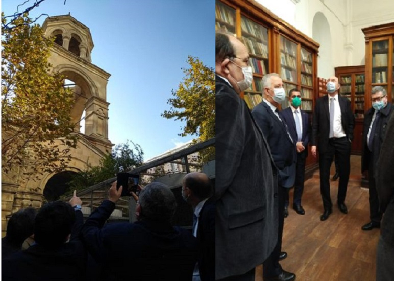 Fransalı deputatlar Bakıdakı erməni kilsəsində olublar - FOTO