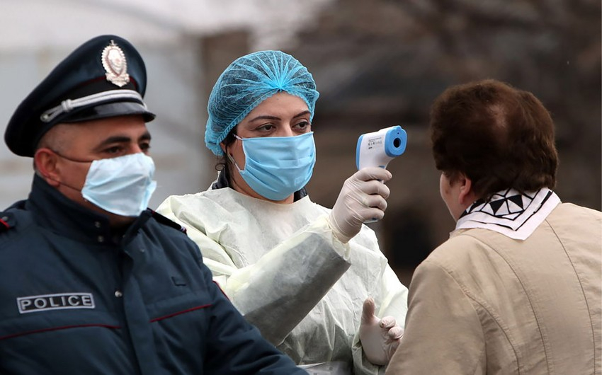 Ermənistanda koronavirusa yoluxanların sayı açıqlandı