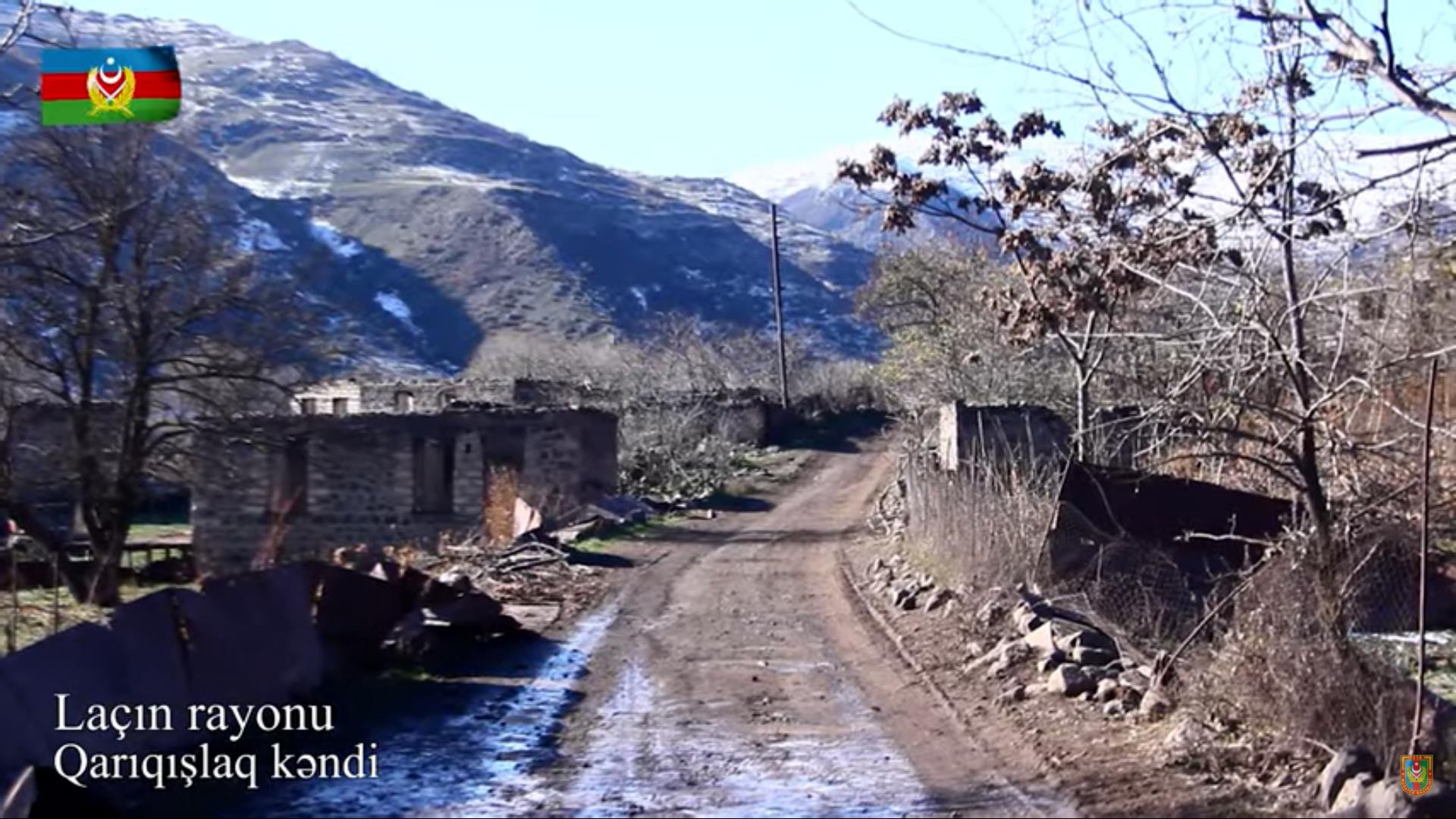 Laçın rayonunun Qarıqışlaq kəndindən görüntülər - VİDEO
