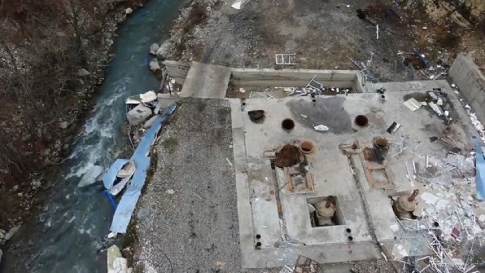 Laçındakı su elektrik stansiyası yenidən qurulur - VİDEO