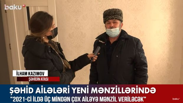 Şəhid ailələri yeni mənzillərində - VİDEO