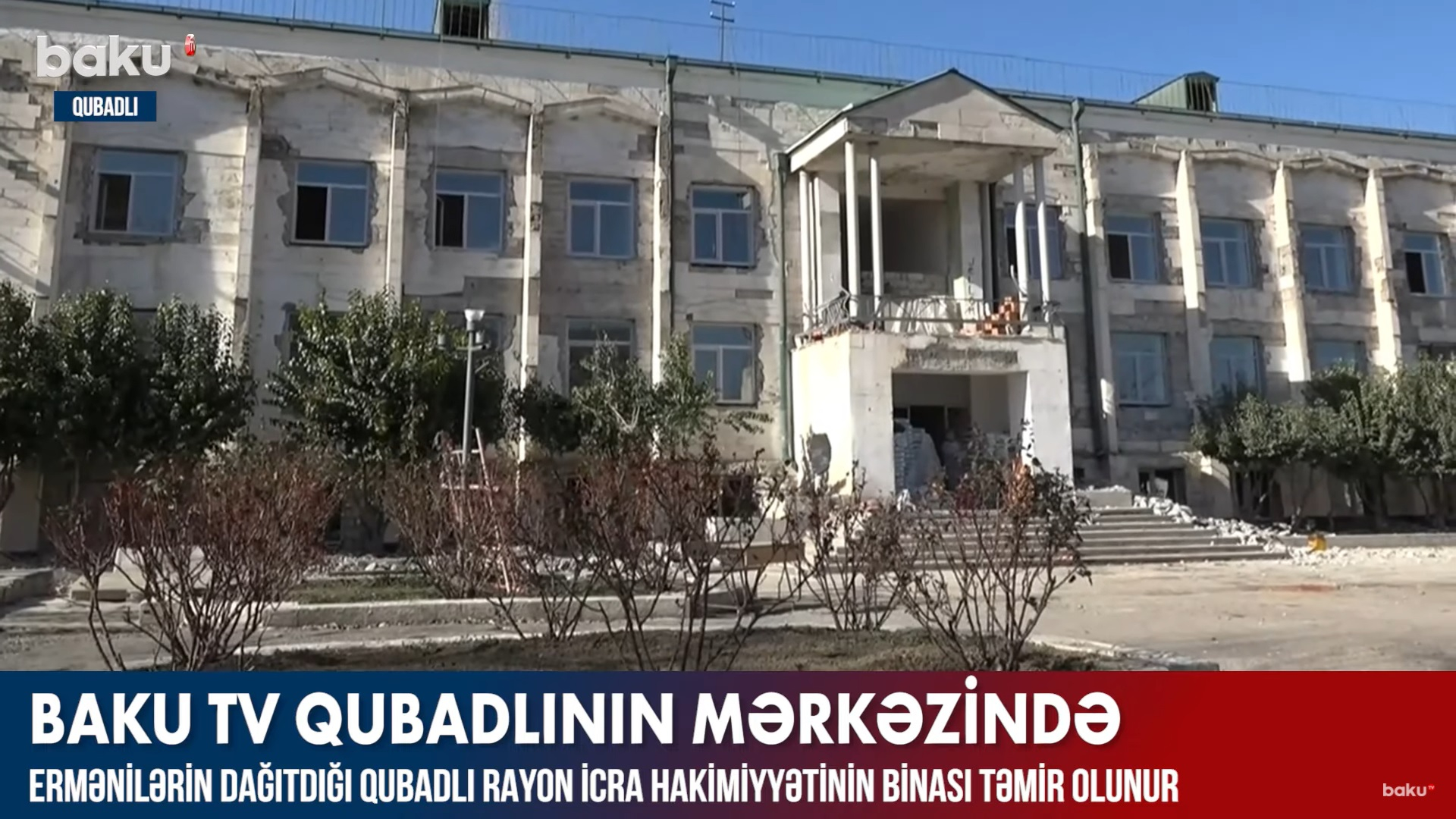 Baku TV Qubadlı rayonunun mərkəzində - VİDEO