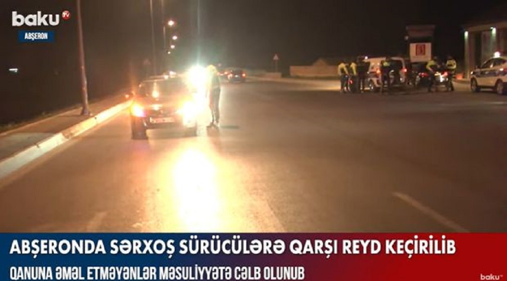 Abşeronda keçirilən reyd zamanı 15 nəfər saxlanıldı - VİDEO