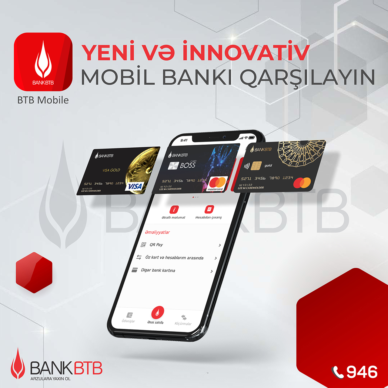 Bank BTB tam yeni Mobil Bank tətbiqini müştərilərinə təqdim etdi!