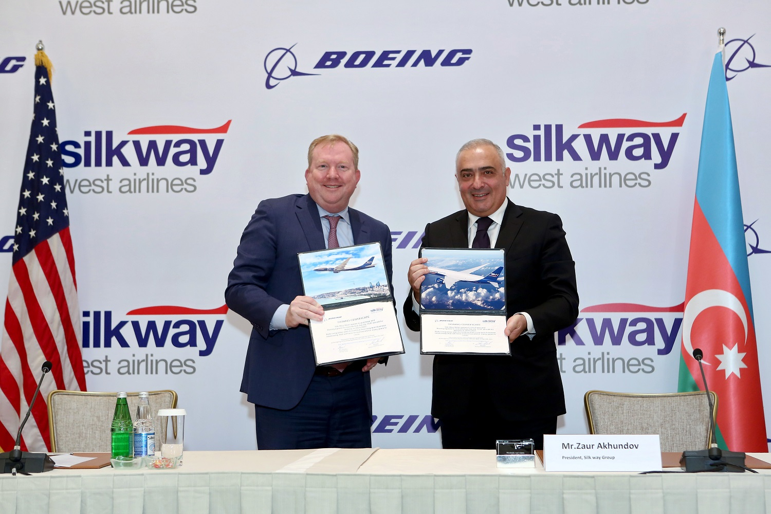 Donanmasını genişləndirən Silk Way West Airlines və Boeing arasında strateji razılaşma imzalanıb