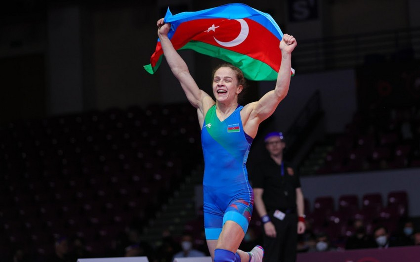 Mariya Stadnik yenidən qızıl medal qazandı