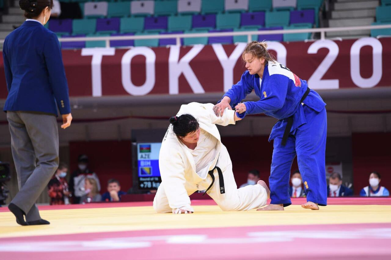 Tokio-2020: İrina Kindzerska yarımfinala yüksəlib, Kokauri medalsız qalıb