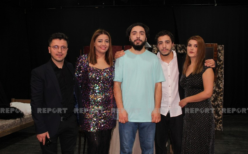 Görkəmli aktyorumuzun nəticələrinin iştirakı ilə Tbilisidəki Azərbaycan teatrında yeni tamaşa - FOTO