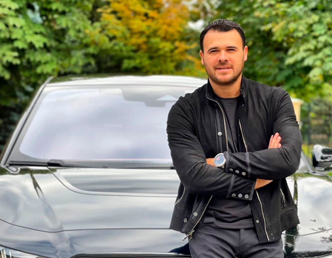 Emin Ağalarov lüks avtomobili  ilə - FOTO