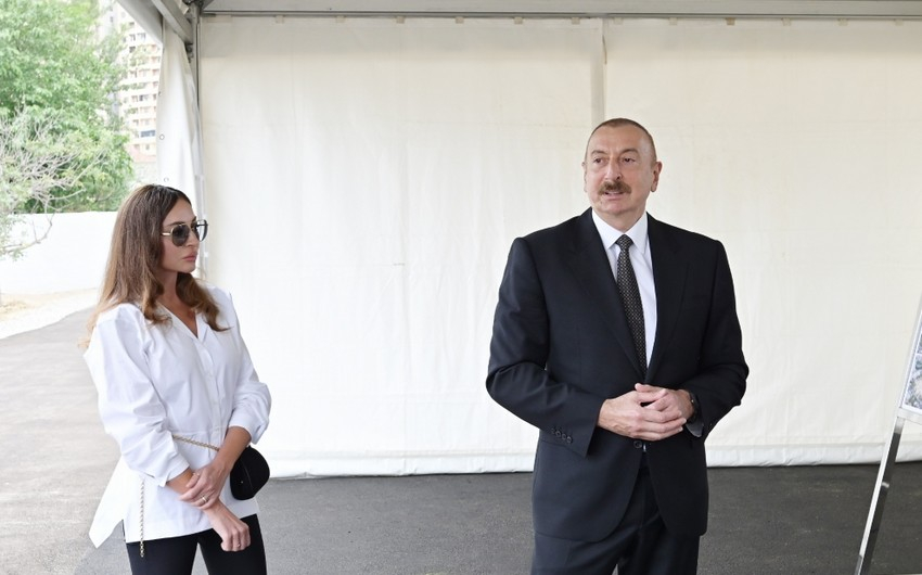 İlham Əliyev və Mehriban Əliyeva Bakı Zooloji Parkının açılışında