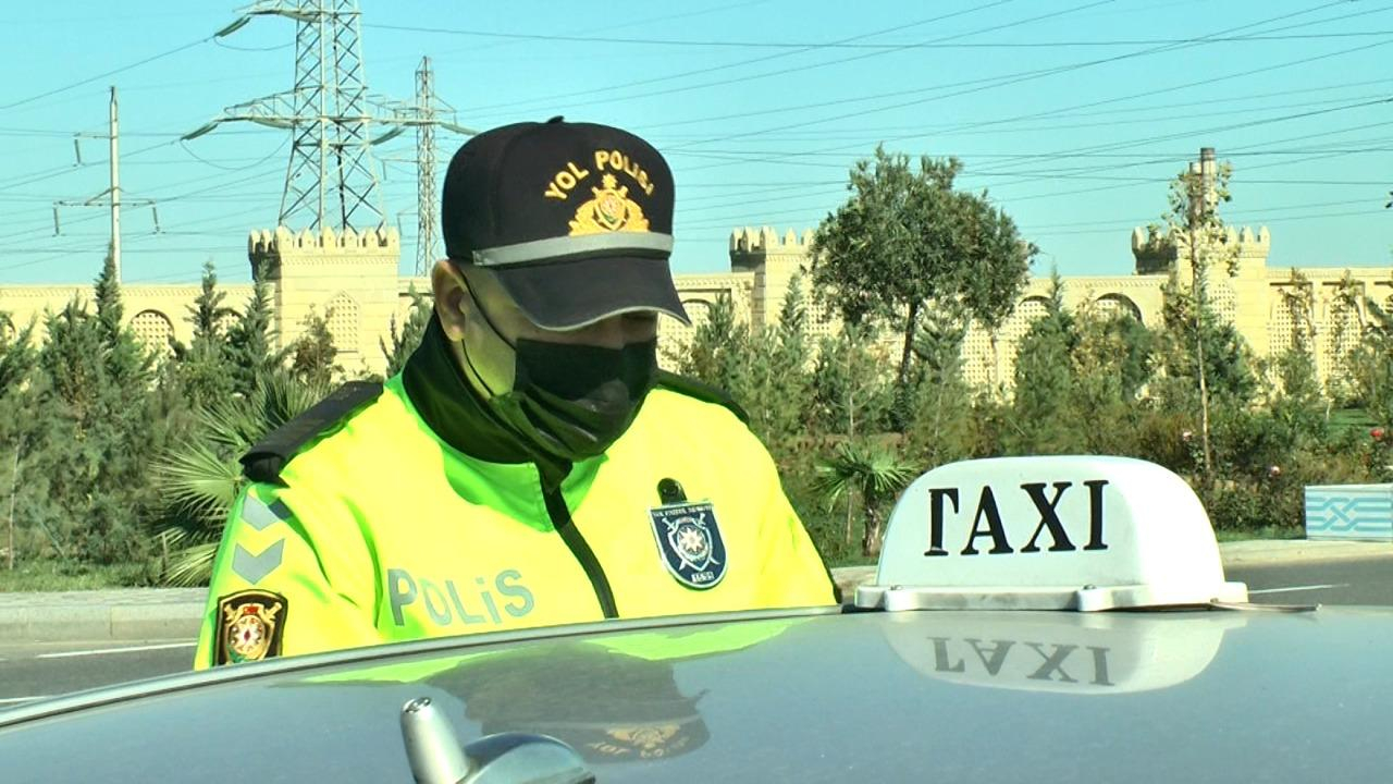 Taksi sürücülərinə qarşı reyd keçirildi - VİDEO