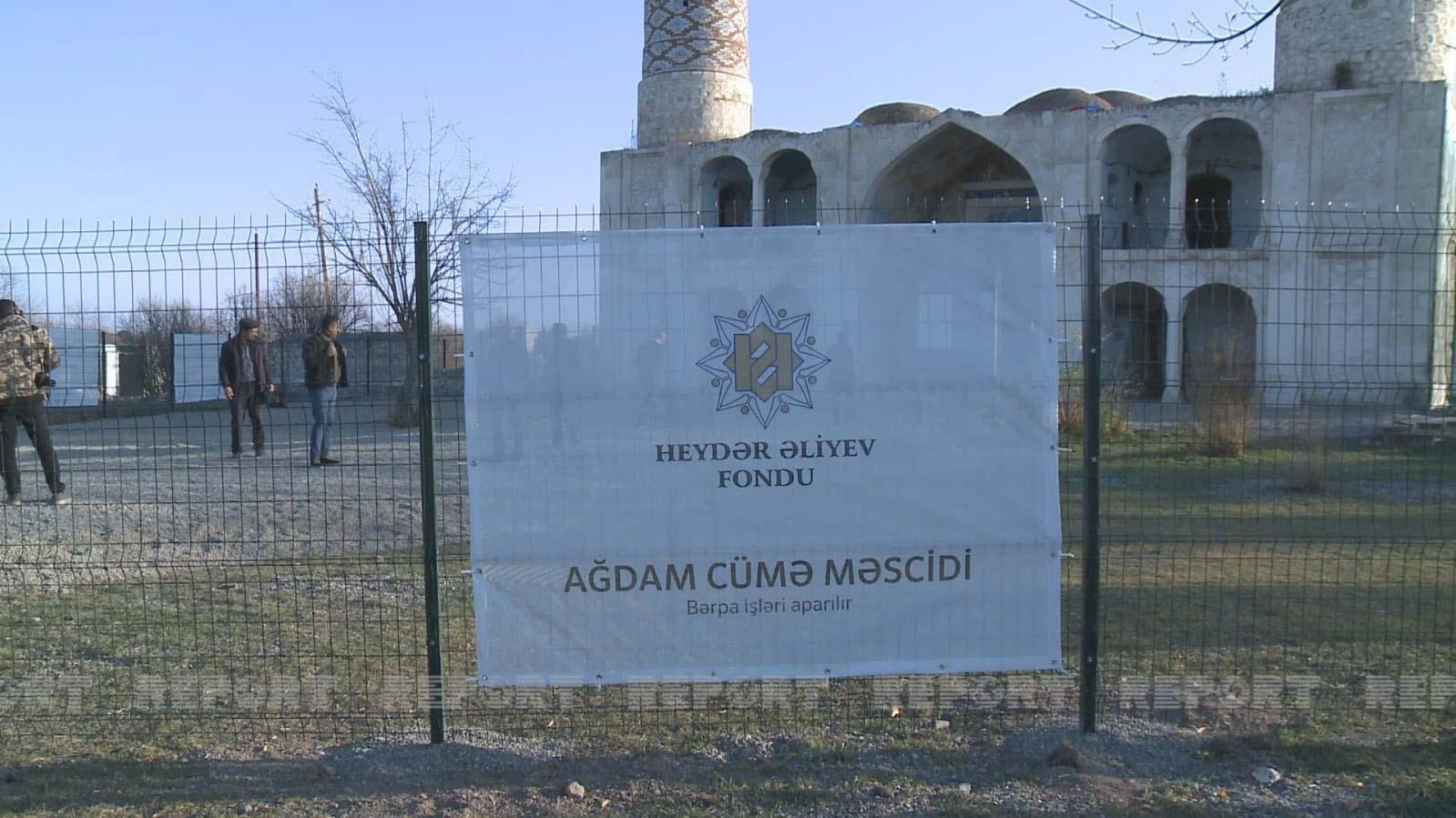 Azərbaycan Ermənistanın tövləyə çevirdiyi məscidin bərpasına start verdi -