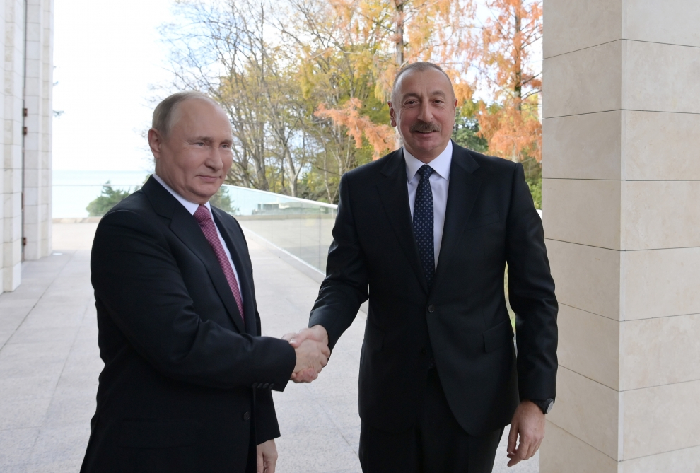 İlham Əliyev ilə Vladimir Putin arasında ikitərəfli görüş başlayıb - FOTO/VİDEO