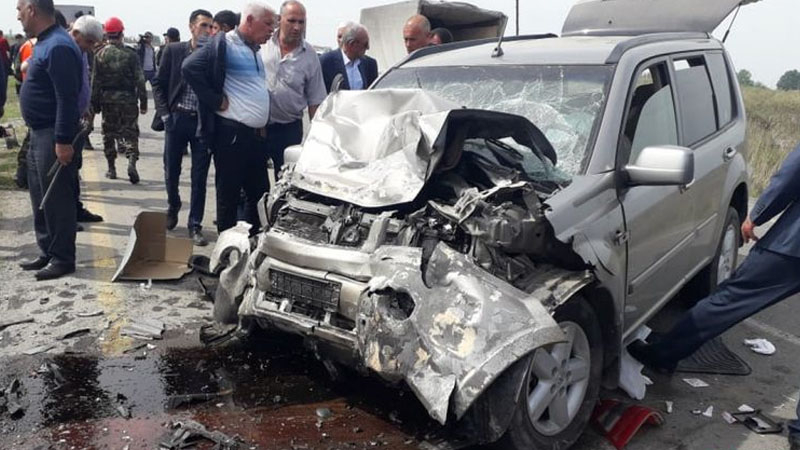 DİN: "4 yol-nəqliyyat hadisəsi baş verib, 4 nəfər ölüb"