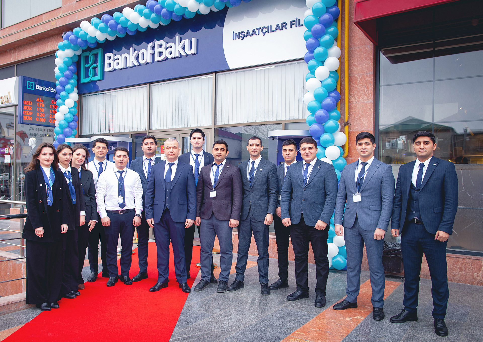 Bank of Baku-nun İnşaatçılar filialı açıldı!