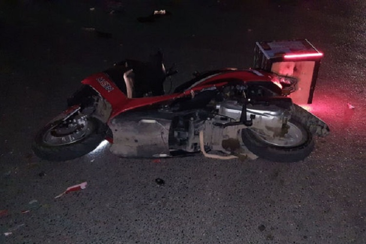 Bakıda AĞIR QƏZA: Moped sürücüsü öldü - FOTO