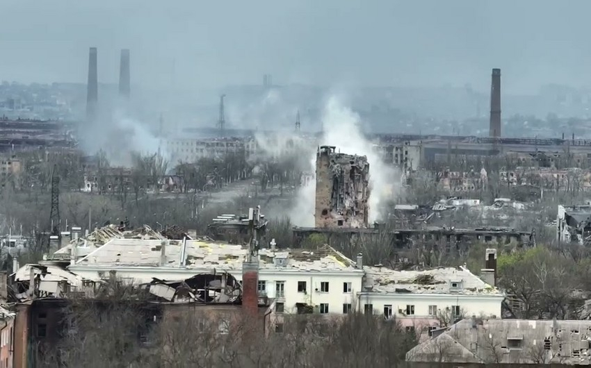 Ukrayna dünya ölkələrini "Azovstal"da dinc əhalinin qorunmasına çağırdı