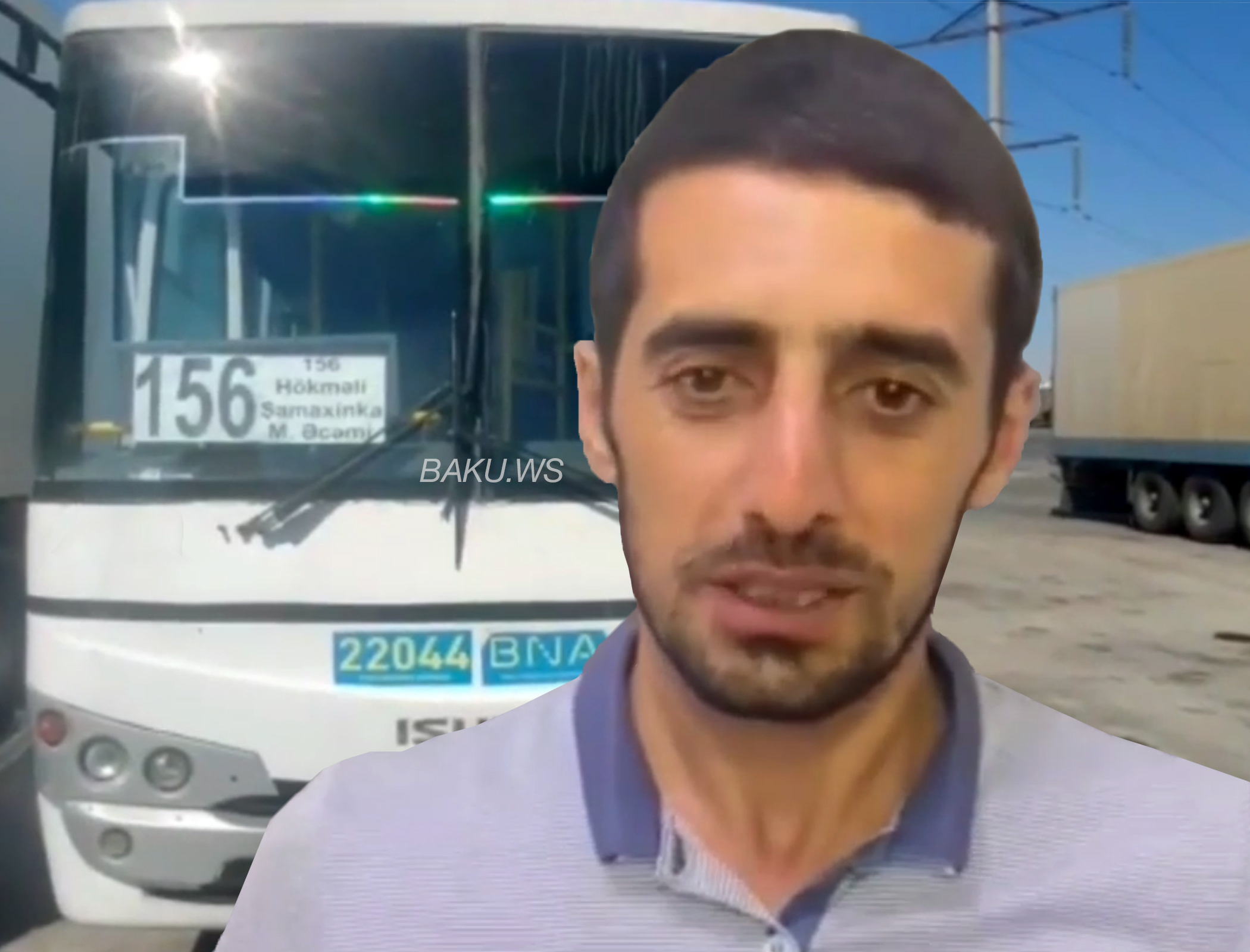 Narkotik çəkib avtobus idarə edən şəxs ifşa olundu - VİDEO