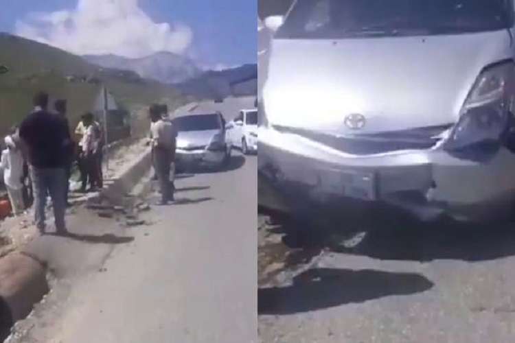 Qusarda “Prius” qəzaya düşdü: Ərəb turistlər yaralandı - VİDEO