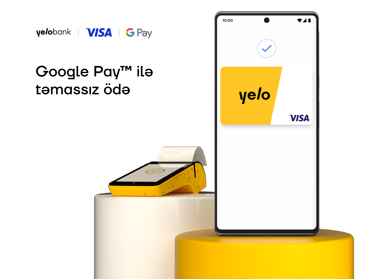 Google Pay™ Yelo Bank-da!