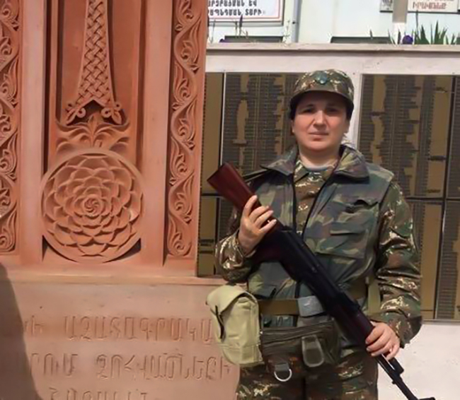 Azərbaycan Ordusu məşhur erməni qadın terrorçunu zərərsizləşdirib - FOTO/VİDEO