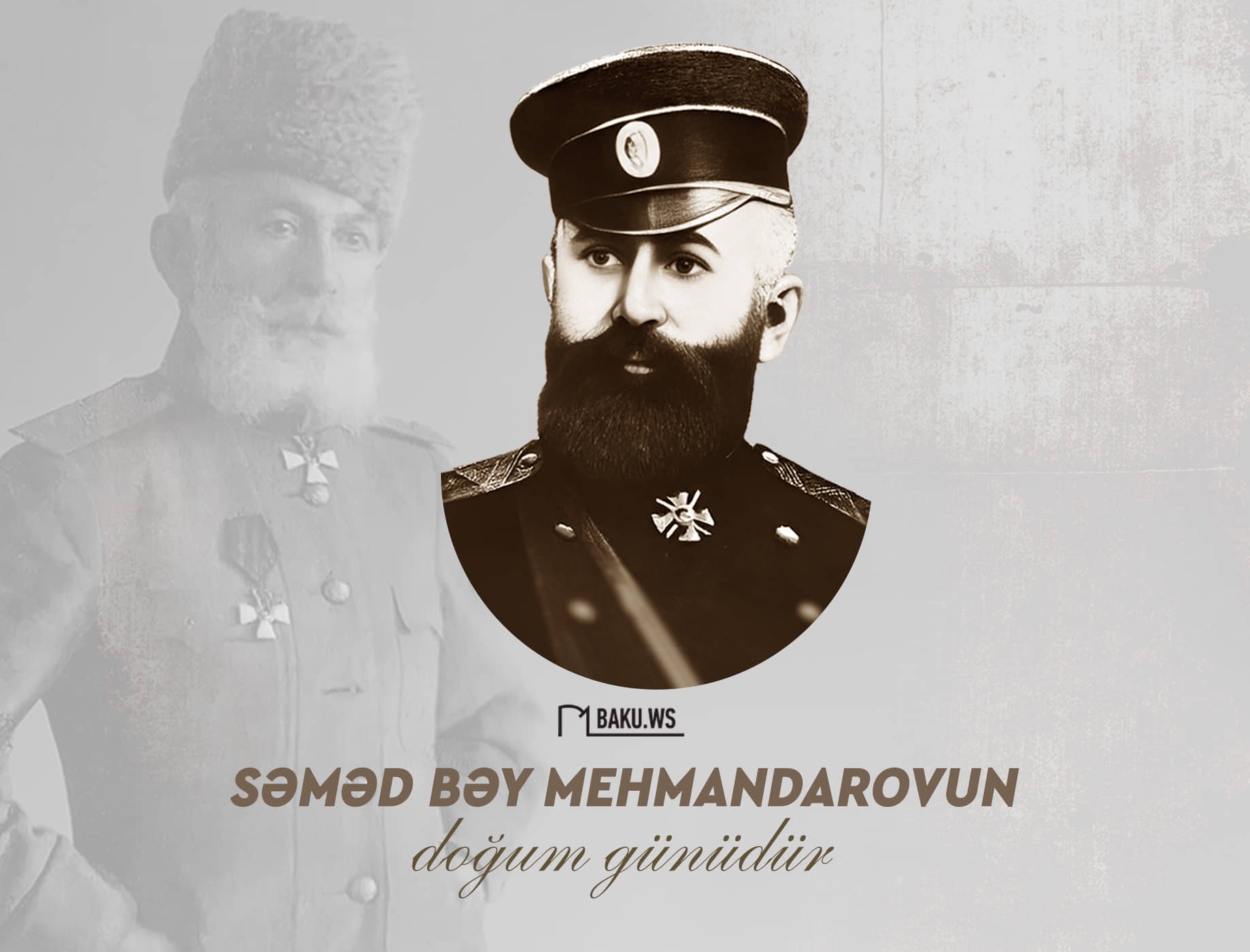 Bu gün Səməd bəy Mehmandarovun doğum günüdür