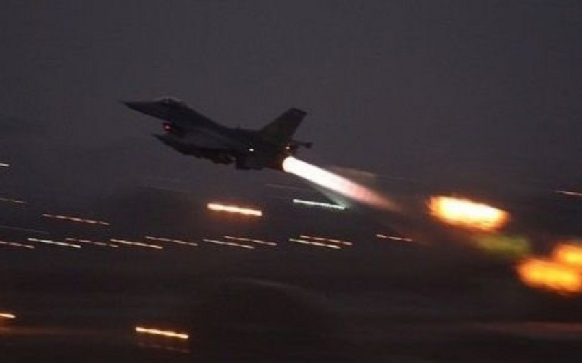 Türkiyə ordusu terrorçuların mövqelərini bombalayıb - VİDEO