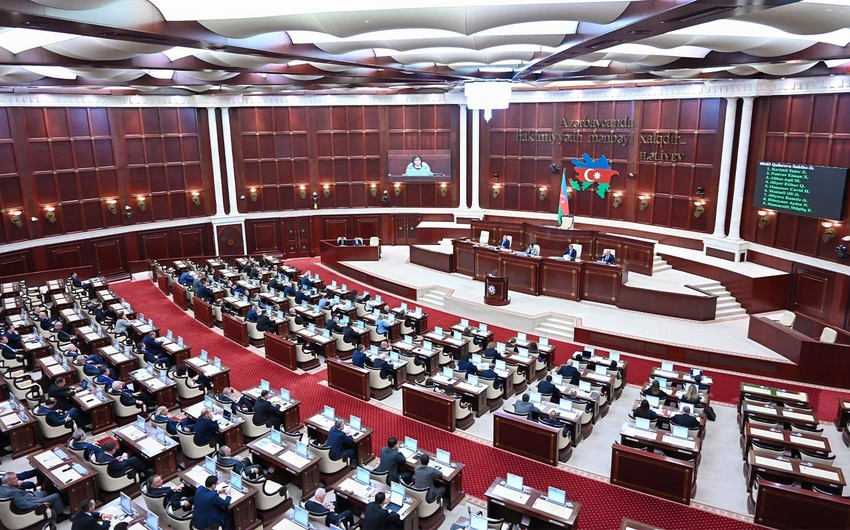 Milli Məclisin dekabrın 2-də keçiriləcək iclasının gündəliyi açıqlanıb