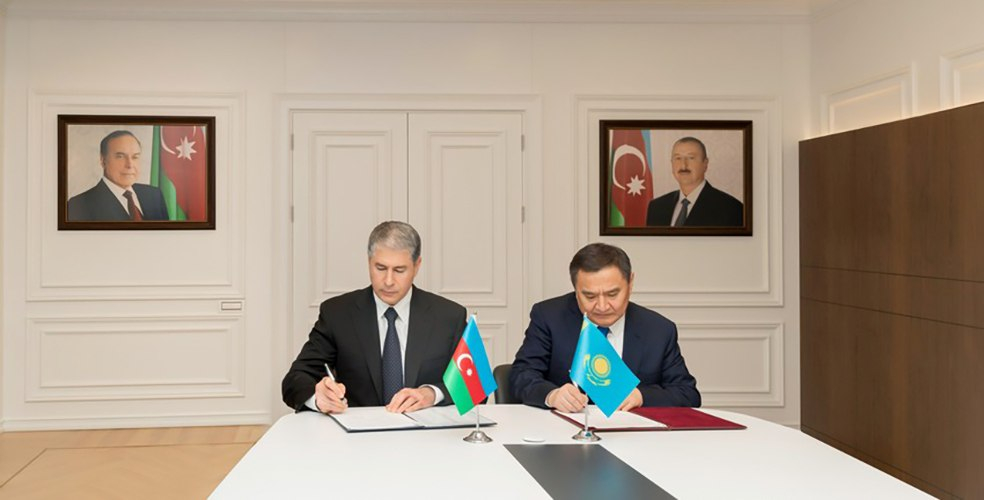 Azərbaycan və Qazaxıstan respublikalarının Daxili İşlər nazirlikləri arasında Memorandum imzalanıb