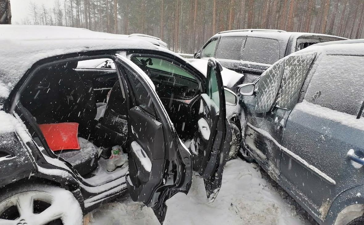 Rusiyada 41 avtomobil toqquşdu: Yaralananlar var