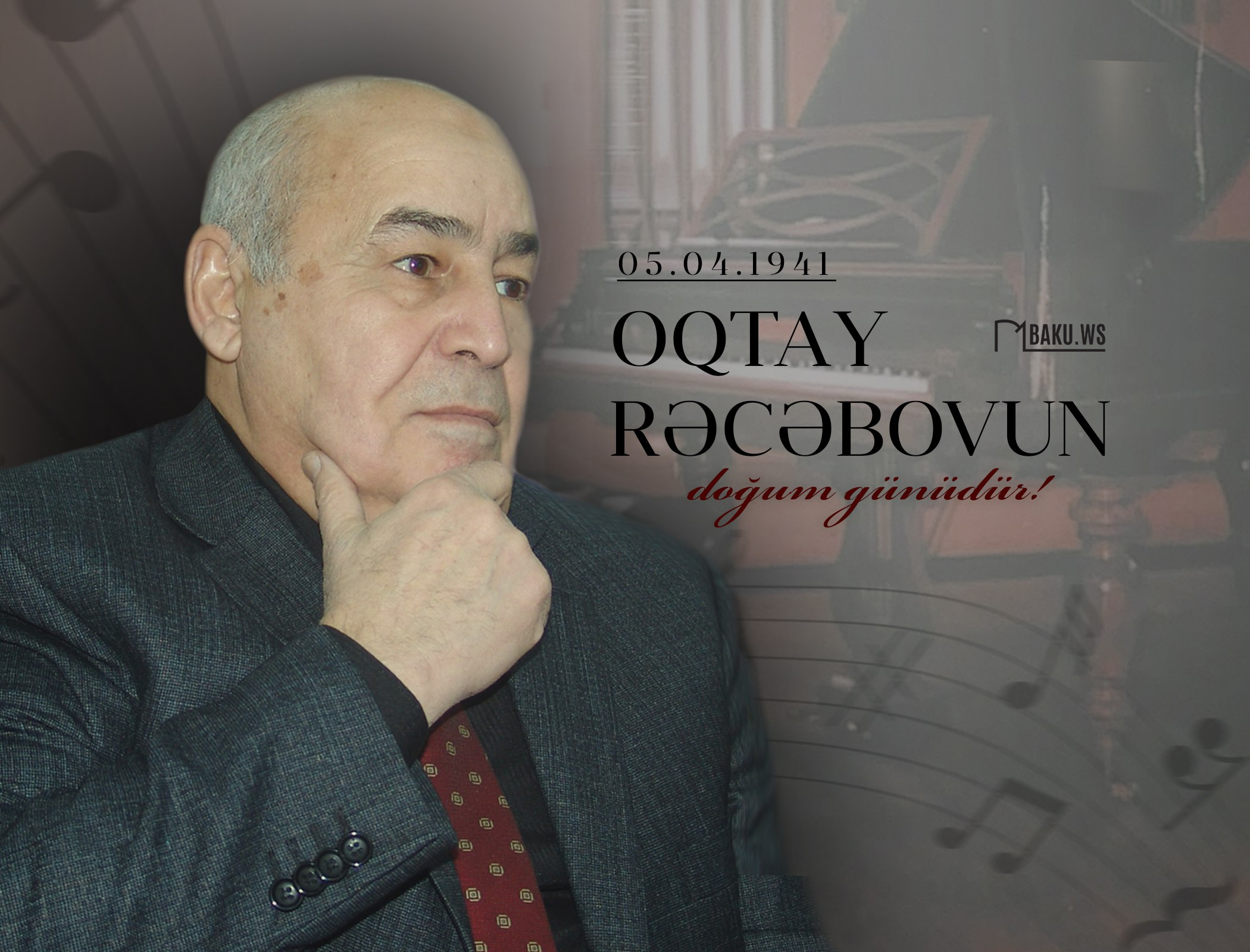 Bu gün tanınmış bəstəkar Oqtay Rəcəbovun doğum günüdür