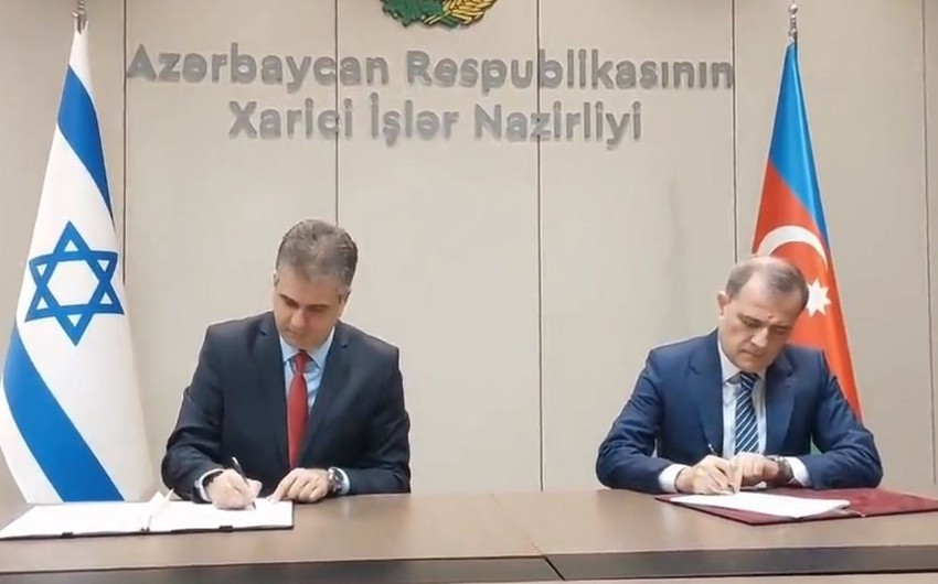 Azərbaycanla İsrail arasında təhsil sahəsində əməkdaşlıq proqramı imzalanıb