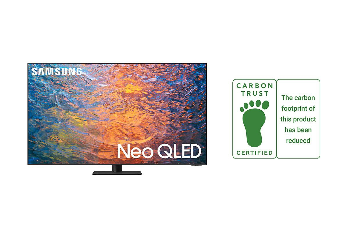 Samsung-un Yeni Neo QLED Televizor Seriyası Carbon Trust-ın “CO2 Azaldılması Sertifikatı”na layiq görülüb