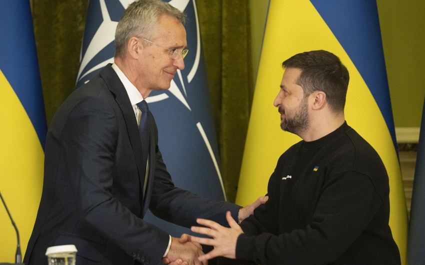 Zelenski Stoltenberqlə Ukraynanın NATO-ya inteqrasiyasını müzakirə edib