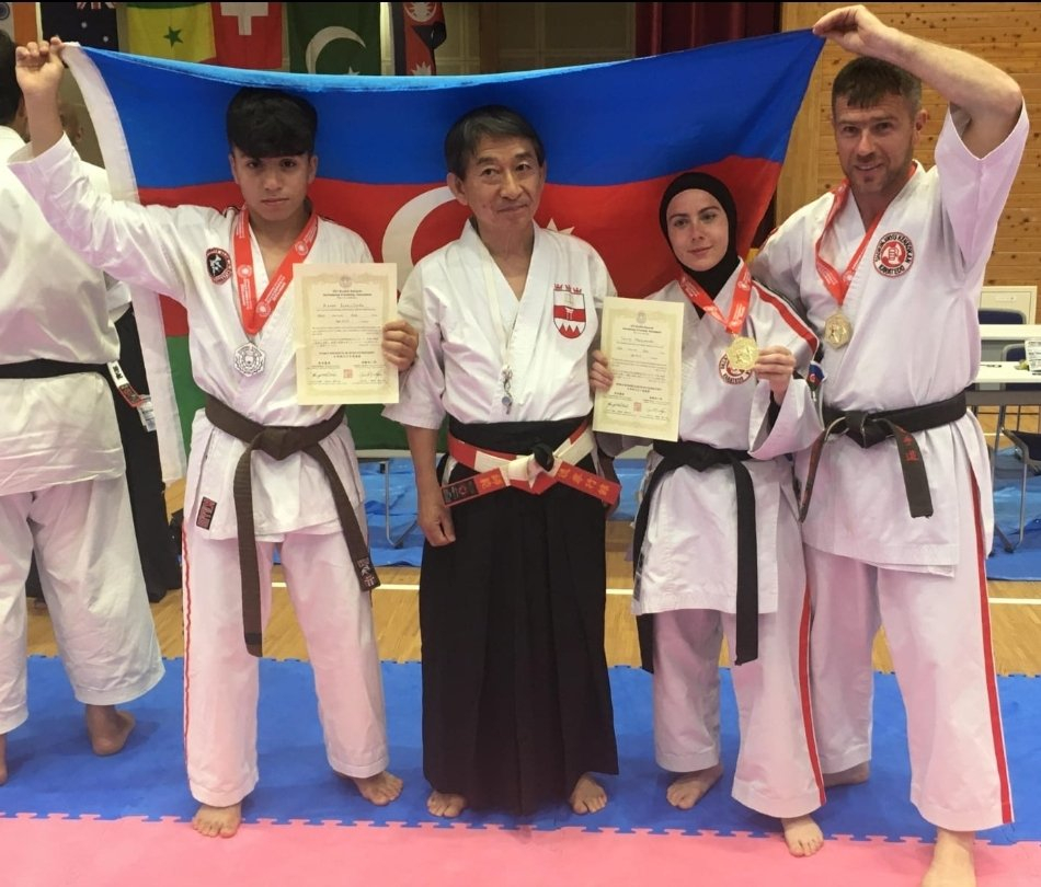 Karateçilərimizdən Okinavada böyük uğur: Beş qızıl, bir gümüş medal qazandılar - FOTO